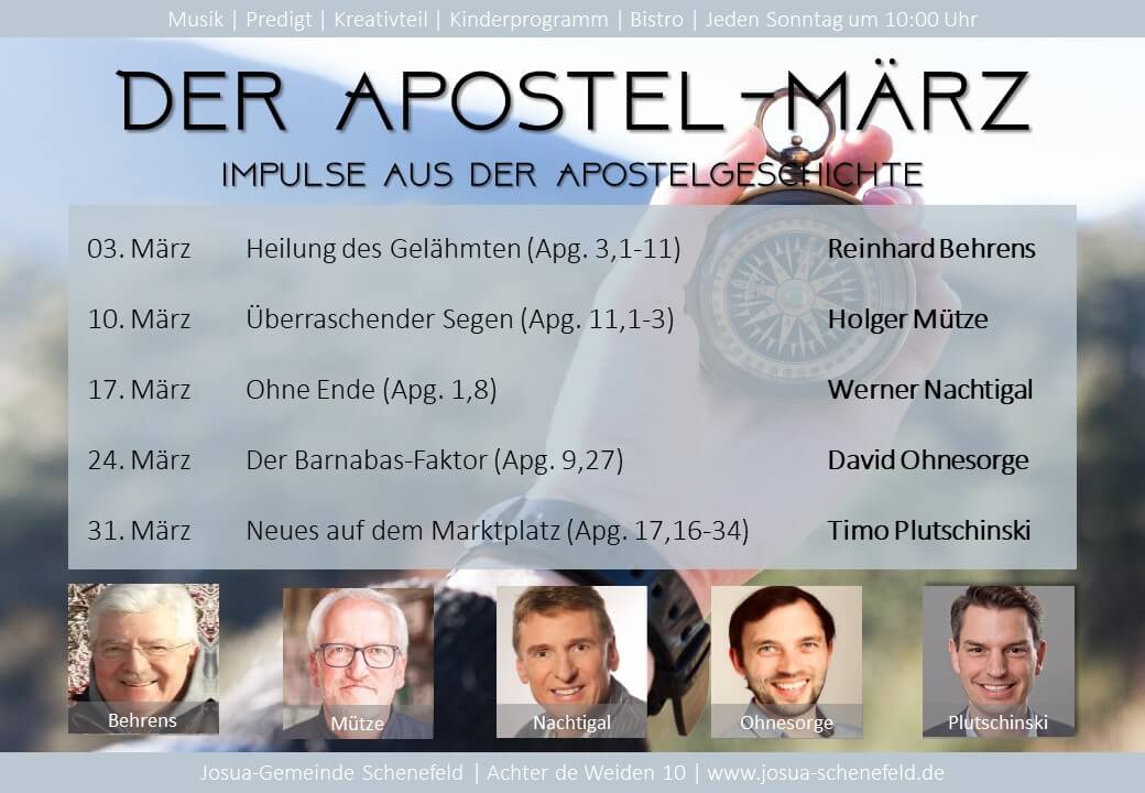Der Apostel März
