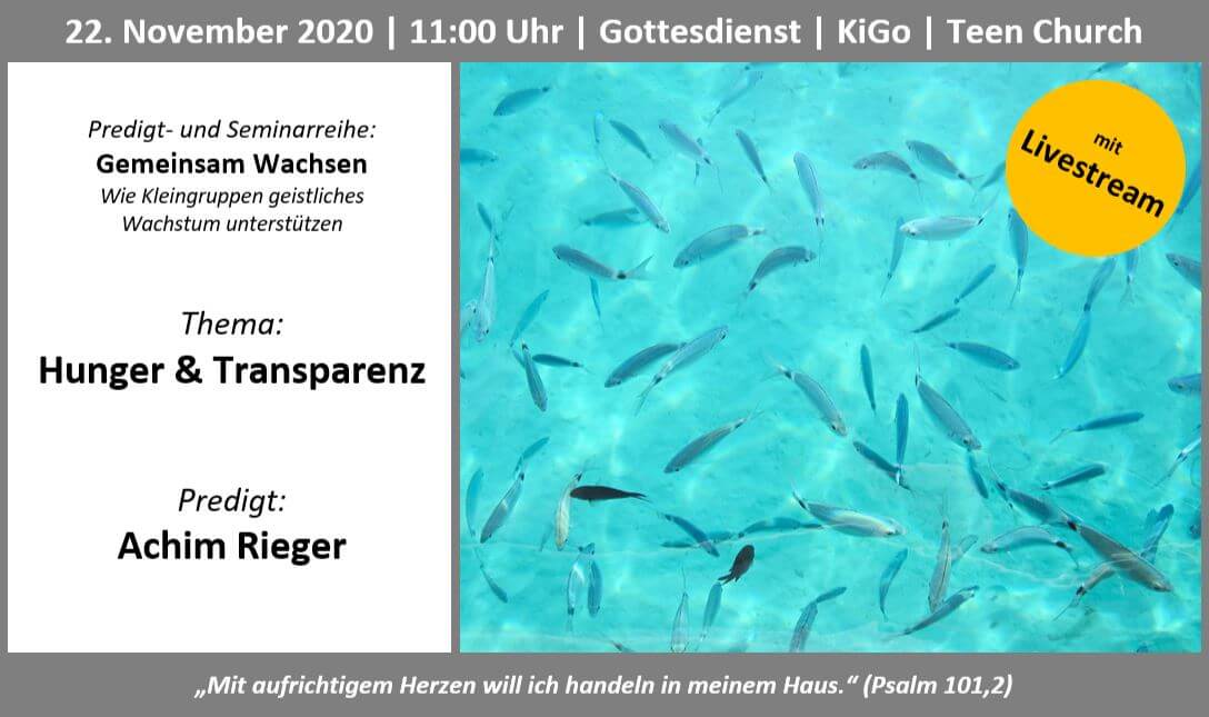 Themenbild Hunger und Transparenz Achim Rieger 22.11.2020